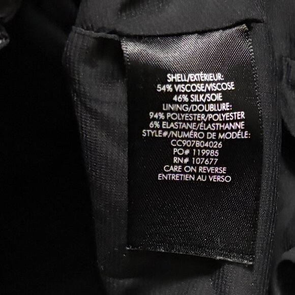 Alice + Olivia Luba Faux Wrap Snake Print Burnout Blouse Silk Blend Size M - Picture 7 of 7